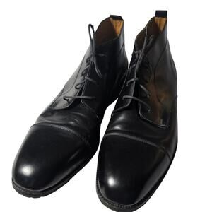 Paragon Men's Black Dress Tie Up Shoes Vintage Size 13